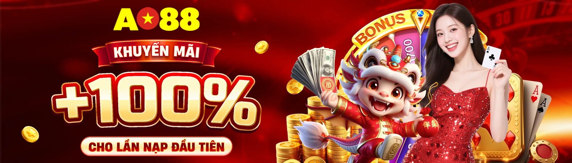 AO88 Khuyến mãi nạp đầu tặng 100%
